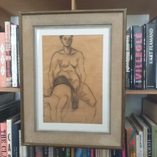 Eine Kohlefigurenzeichnung