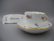Meissen Mokkatasse Streublume