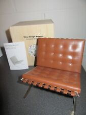 Vitra Miniatur Mies van der Rohe MR 90 braun 1:6 Vitrinenstück OVP Beiheft