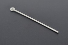 Wechselstab für Wechselanhänger 55mm lang versilbert mit Öse 1032EY