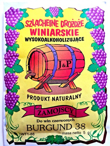 Weinhefe trockenhefe burgund - weinhefe,