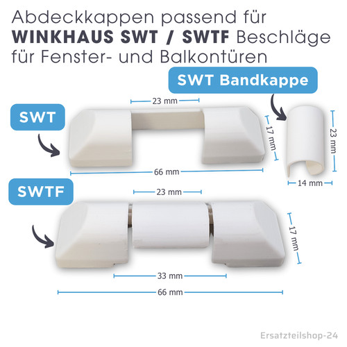 Abdeckkappen passend für