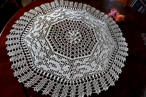 Gehäkelte tischdecke cm - gehäkelte, 95
