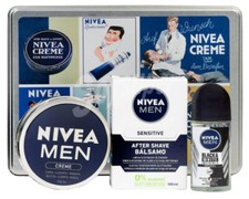 Nivea Men Männer Geschenkset "Körper" mit hochwertiger Metallbox