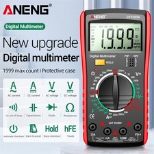 Digital Multimeter Messgerät Voltmeter Strom Amperemeter Kapazität Profi Prüfer