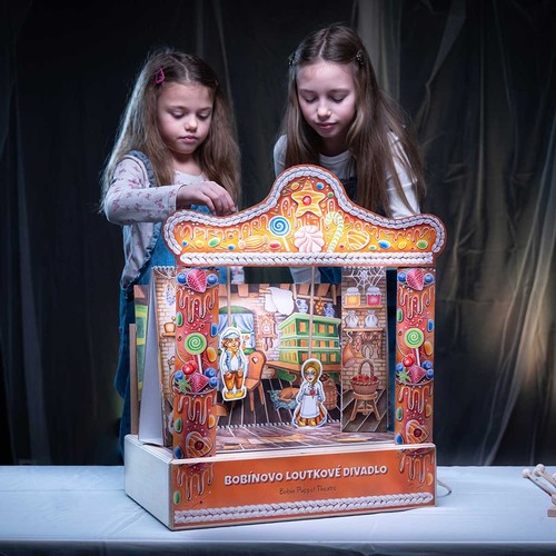 Puppentheater bobin holz - puppentheater,