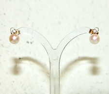 Ein Paar Ohrringe Perlen