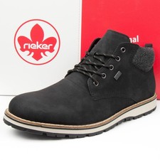 Rieker Herrenschuhe Stiefel Winterschuhe Gefüttert Schwarz 38419-00 RiekerTEX