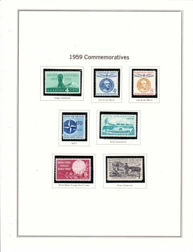 1959 gedenk mint nh - u, s