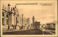 Brüssel Bruxelles Belgien AK ~1910 Exposition Universelle Weltausstellung Palais