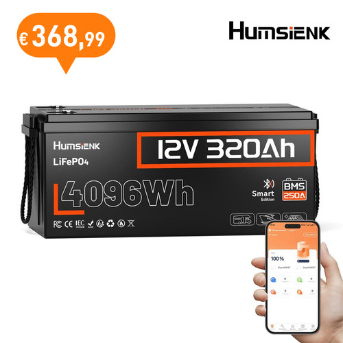 Humsienk lifepo4 300ah 12v - lifepo4,