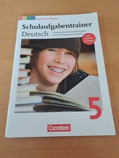 Schulaufgabentrainer 5 Deutsch Realschule Bayern Cornelsen