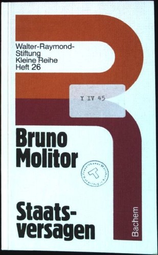 Staatsversagen kleine reihe - staatsversagen.,