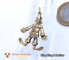 Anhänger ? 333 Gold ? Clown -Figur  Schmuck Für Kette 