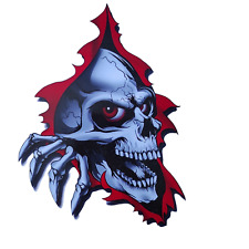 Skelett Aufkleber Totenkopf Sticker Schädel Skull Autoaufkleber Böse Deko DIY