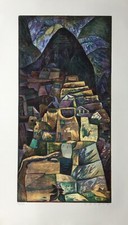 Esteban Fekete Holzschnitt