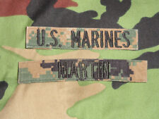 USMC Marine Corps and Name Tab MARPAT Tarnung