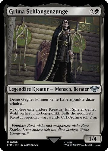 Mtg herr der ringe grima - mtg,