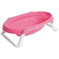Olmitos 8021 Klappbadewanne  89x55x23cm Badewanne Baby klappbar pink 0-12Mon. ✅