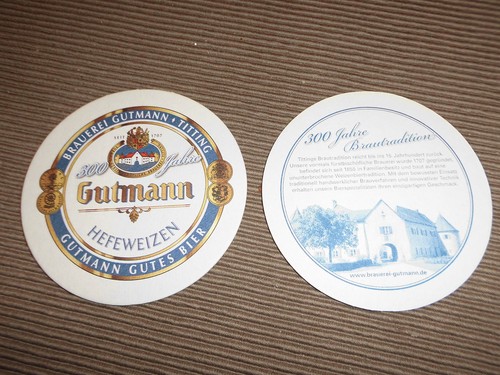 Bierdeckel 300 jahre gutmann - 300,