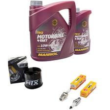 Set für Suzuki VL 1500 Intruder C 1500 98-09 Inspektion Öl 5L Ölfilter Zündkerze