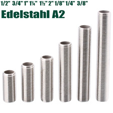 Edelstahl Rohr Gewinderohr