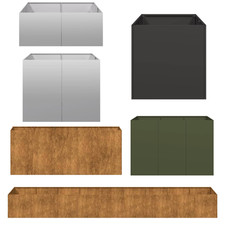 Pflanzkübel rechteckig Vulkan