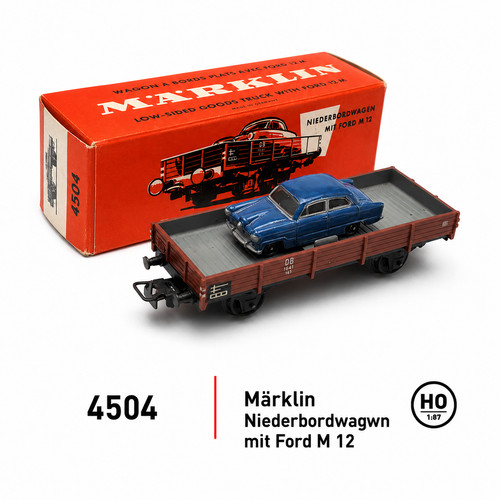 Märklin 4504 niederbordwagen - 4504,