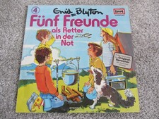 FÜNF FREUNDE ALS RETTER IN DER NOT (4) LP 12" Vinyl Hörspiel EUROPA Jugend