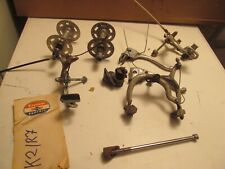 Konvolut oldtimer Fahrradteile alte Radnabe Felgenbremse Bremsgriff (K2R7)