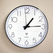 Funkuhr Lautlos Wanduhr Ohne Tickgeräusche Funkwanduhr,Geräuschlos Wand Uhr 30cm