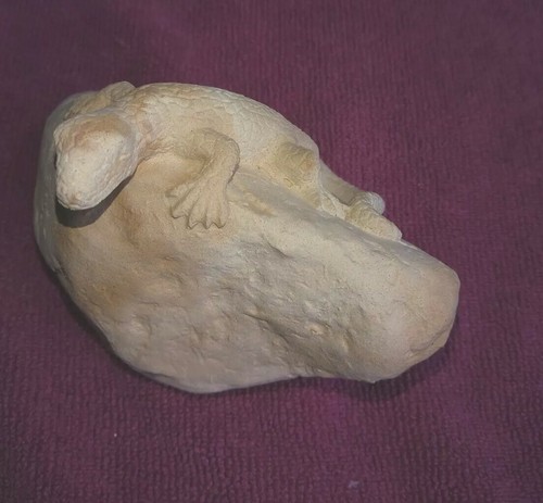 Sandstein skulptur eidechse - skulptur,