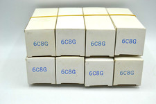 2x 6C8G RCA Röhren Matched Pair Paar Quad geprüft Quartet Tubes Tested USA NEU