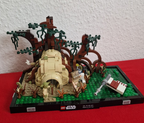 Lego star wars jedi training - star,