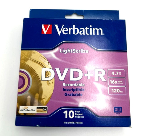 Verbatim lightscribe dvd - verbatim,