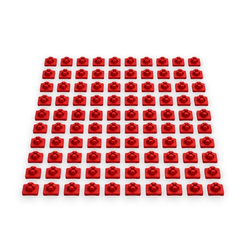 Playmobil 100x roter verbinder - 100x,