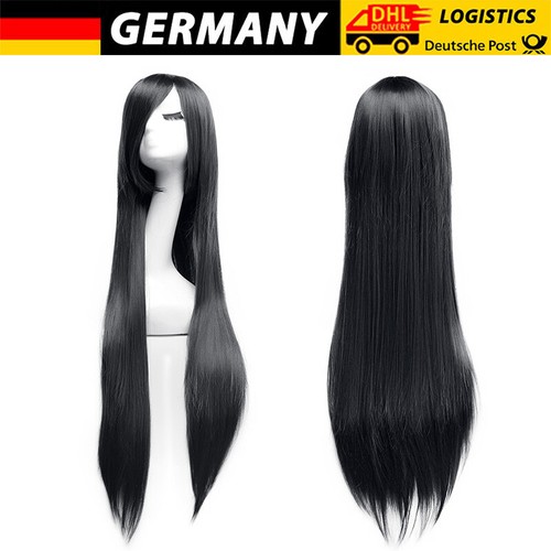 100cm perücke cosplay glatt - 100cm,