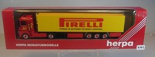 Herpa 1/87 Nr. 147422 Renault Magnum Sattelzug Koffer Mack Pirelli OVP #4002