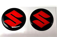 2x Suzuki Logo Schutz Gel 3d