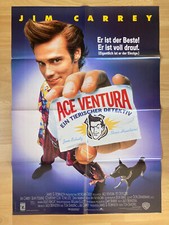 Filmposter * Kinoplakat * A1 * Ace Ventura - Ein tierischer Detektiv * 1994