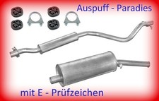 Abgasanlage Auspuff Schalldämpfer für VW Golf I 1.6 GTi & 1.8 GTi (Typ 17) + Kit