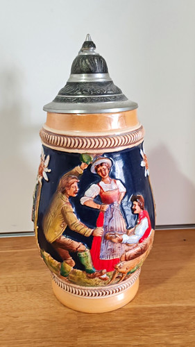 Marzi bierkrug steingut - marzi,