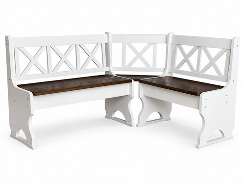 Eckbank kiefer massivholz - eckbank,