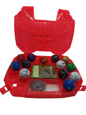 Bakugan Figuren, Koffer & Karten  Sammlung 13 Stück, 1 Kreisel Spin Master
