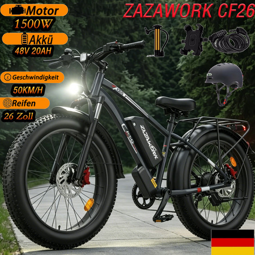 Zazawork elektrofahrrad 1500w - elektrofahrrad,