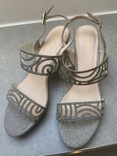 Schuhe Von Menbur Silberfarben Gr. 38 NEU