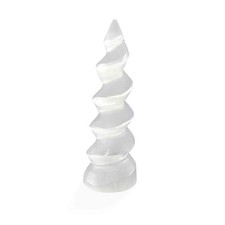 Selenit Spiral-Turm 14 cm –