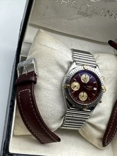 Breitling Chronomat Automatic B13048 burgunder* Rouleaux- & Lederband Full Set 