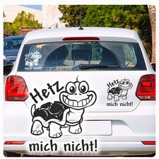 Autoaufkleber Schildkröte Sticker Auto Aufkleber Hetz mich nicht! A3079 