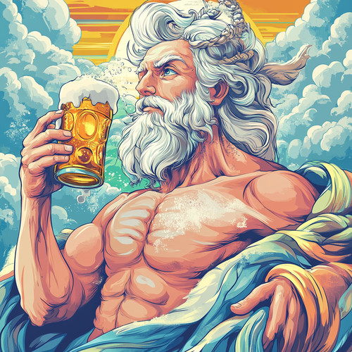 Wandtattoo aufkleber gott zeus - wandtattoo,